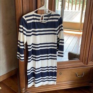 Striped knit dress